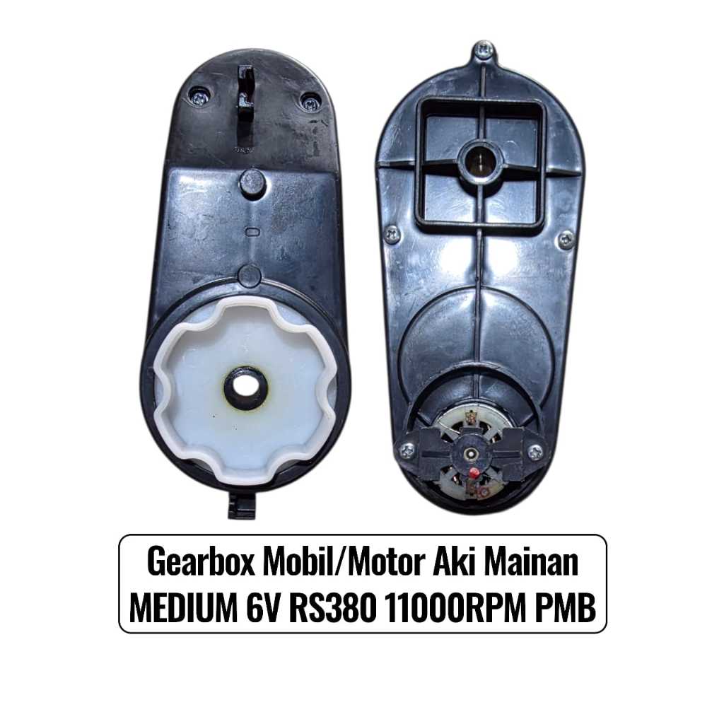 GEARBOK MOBIL AKI MAINAN DINAMO GEARBOK MOBIL AKI DAN MOTOR AKI MAINAN 6V RS380 11000RPM MEDIUM UNIV
