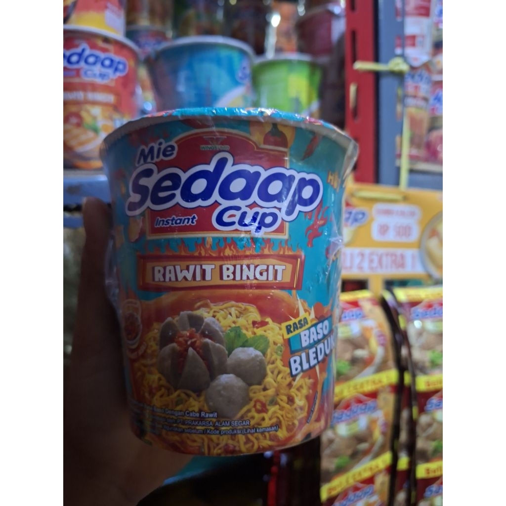 MIE SEDAP CUP KUAH/GORENG 1DUS ISI 12PCS