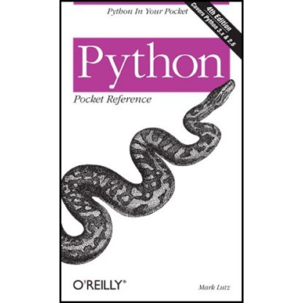 Book Python Pocket Reference: Python in Your Pocket (Pocket Reference (O'Reilly))
