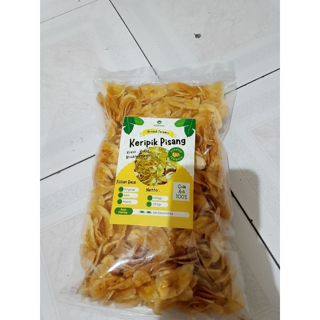 Keripik Pisang Kepok Merah