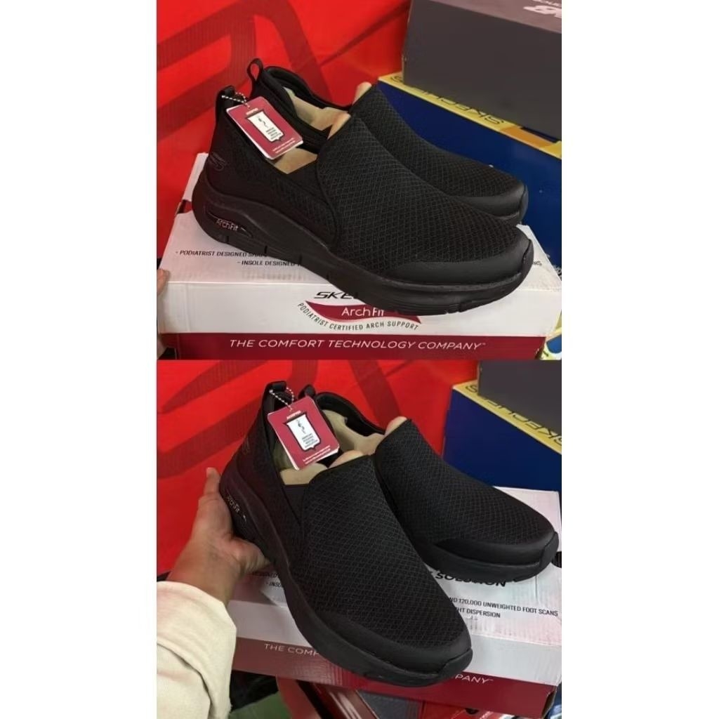 Sepatu Slip On Pria SKCHRS Banlin 232043 BBK
