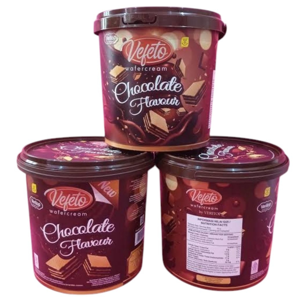Veritop Vefeto Wafer Coklat Taro 300gr murahh