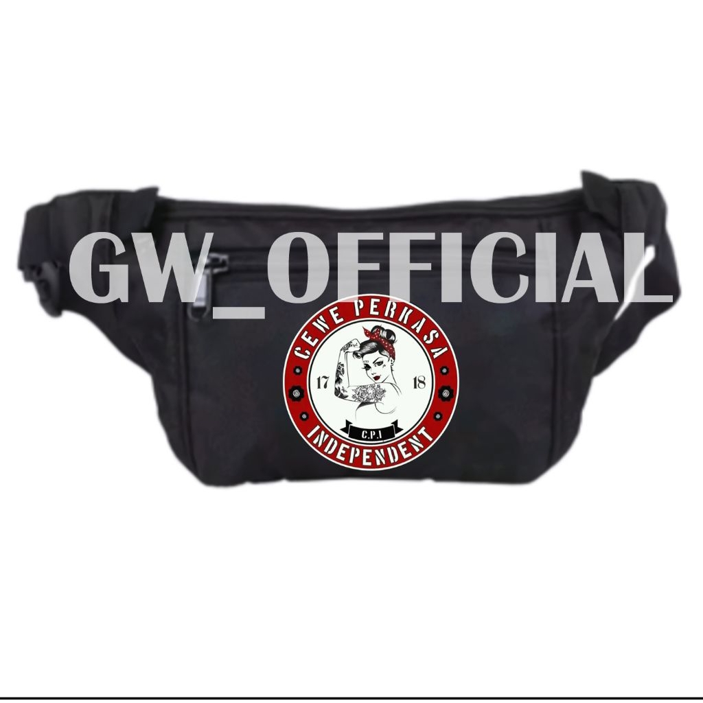 Tas Slempang Waistbag Vespa Cewek Perkasa / Waistbag Piaggio / vespa / grosir Tas