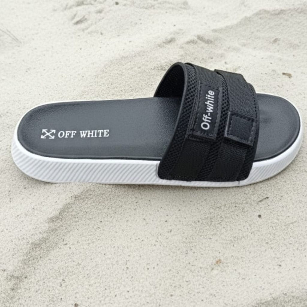 Sandal Slide Pria Wanita Sandal Slip On Upper Lock