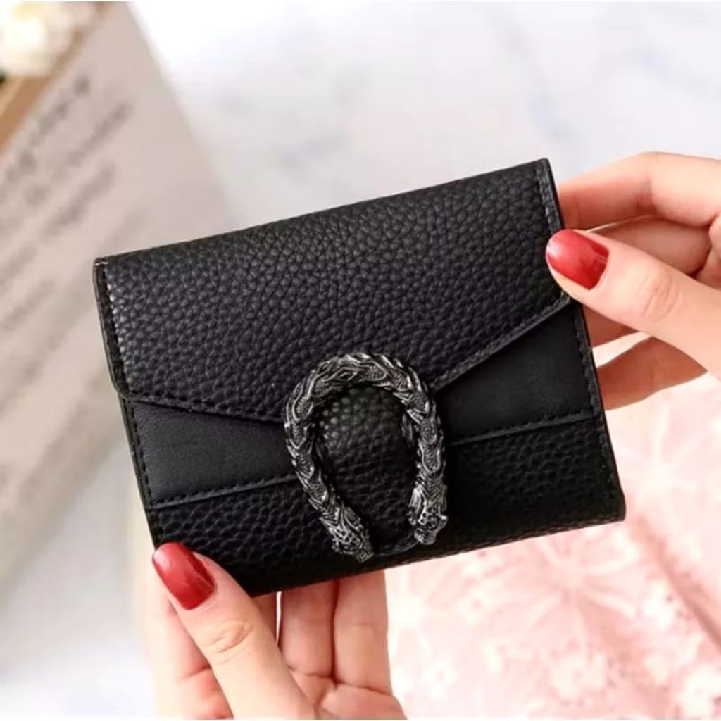 Dompet Lipat Wanita Dompet Gaya Korea Dompet Motif Lucu