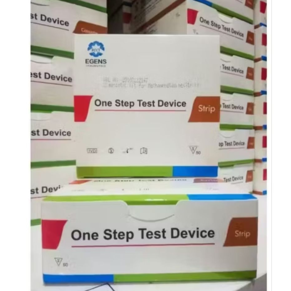 TES NARKOBA 1 PARAMETER THC STRIP MERK EGENS  ISI 50 TES