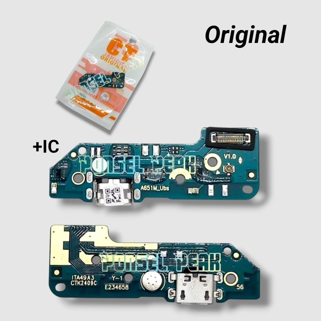Papan Konektor Cas Infinix Itel A49 / A58 / A58 Pro Original