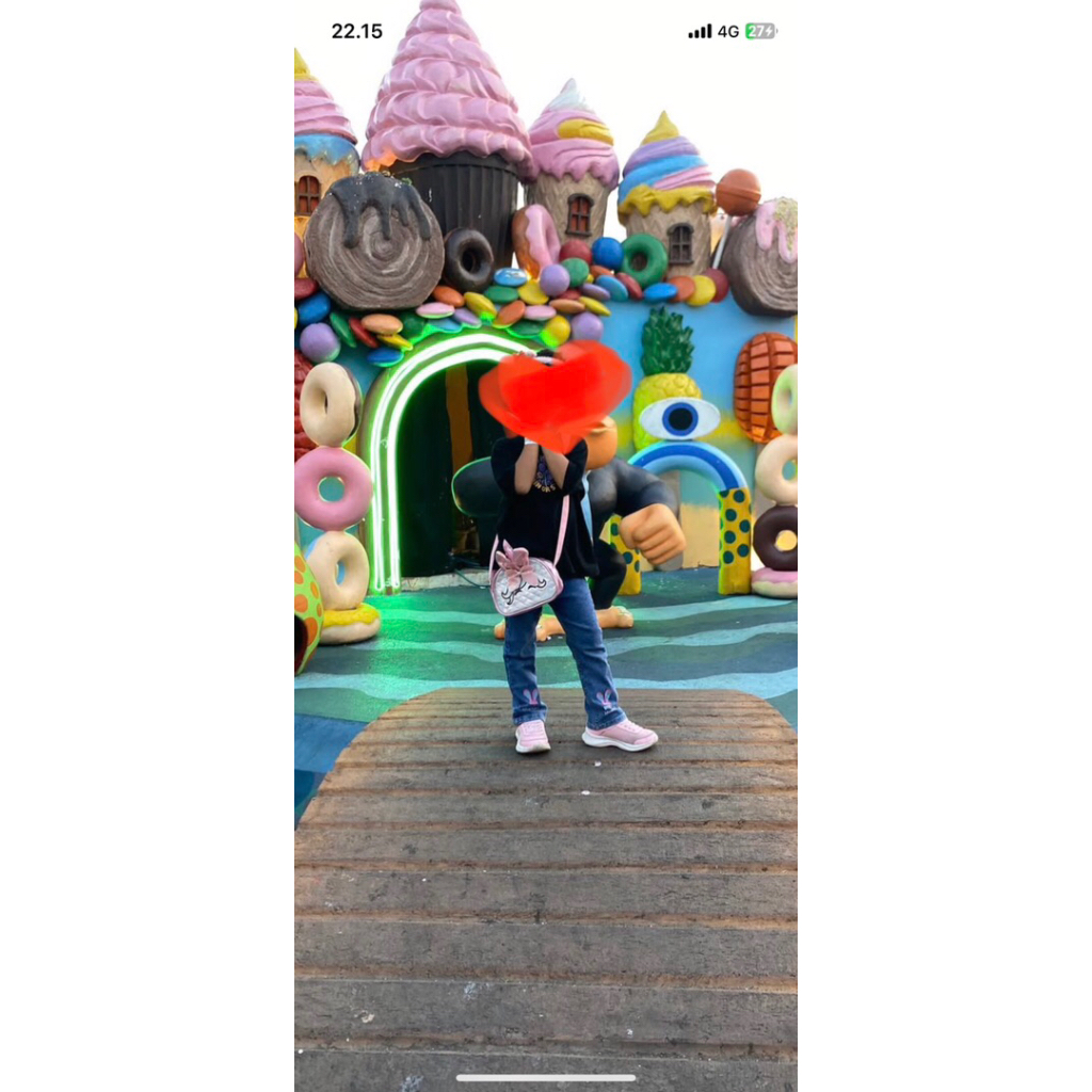 preloved sepatu anak skechers jumpsters girls pink