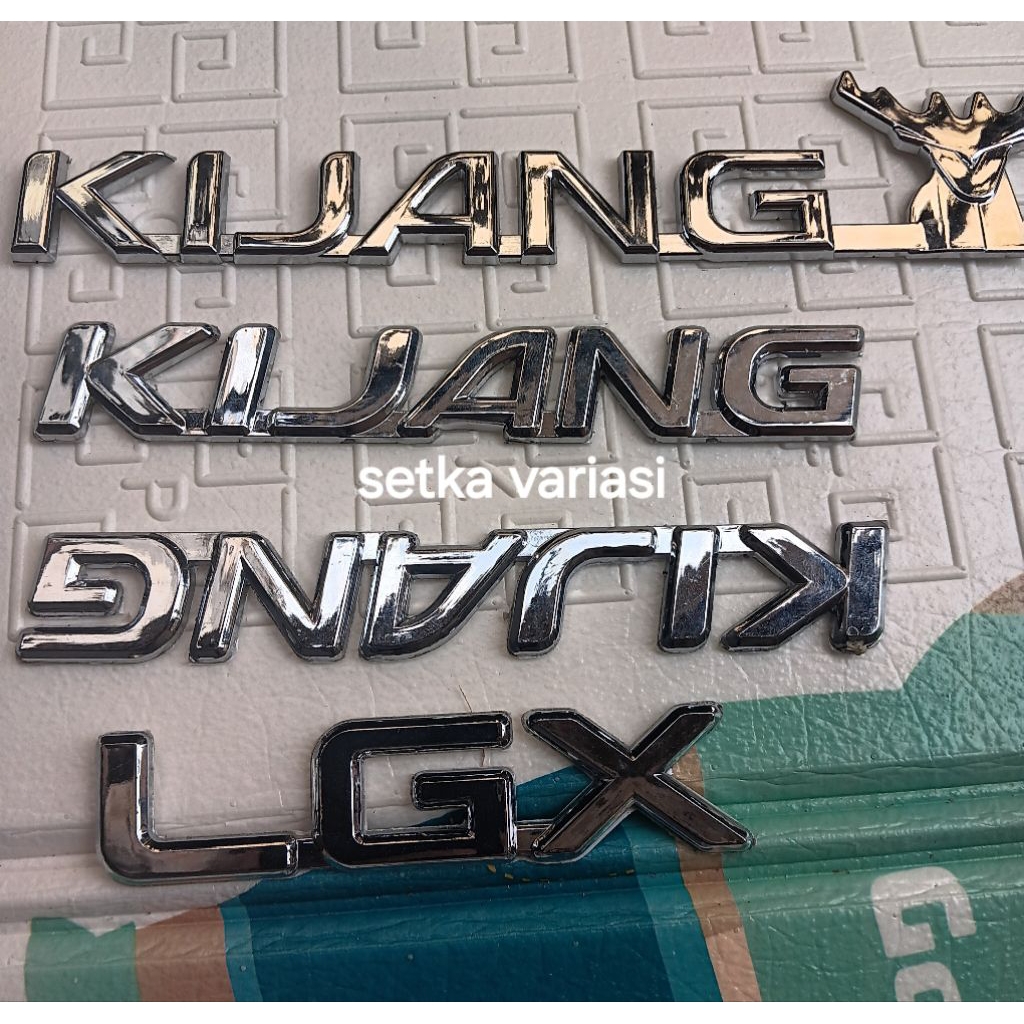 emblem kijang kapsul lgx / emblem kepala kijang kapsul / emblem lgx / emblem logo tulisan kijang kap