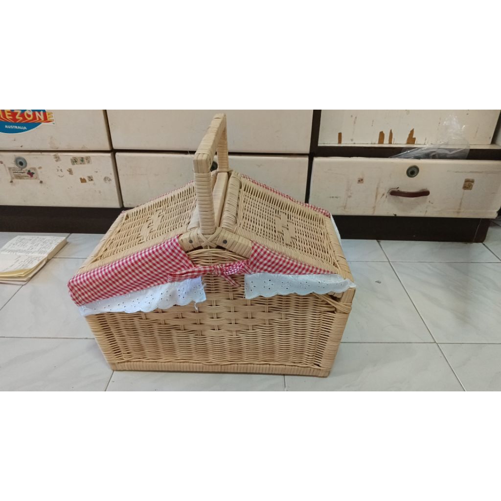 (CHAT saya dulu sebelum co) Keranjang Piknik Jumbo