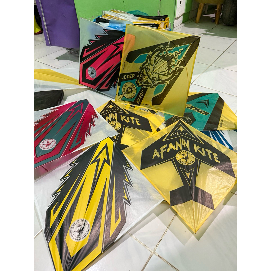 LAYANGAN SUKHOI BAMBU APUS SUPER 50 PCS