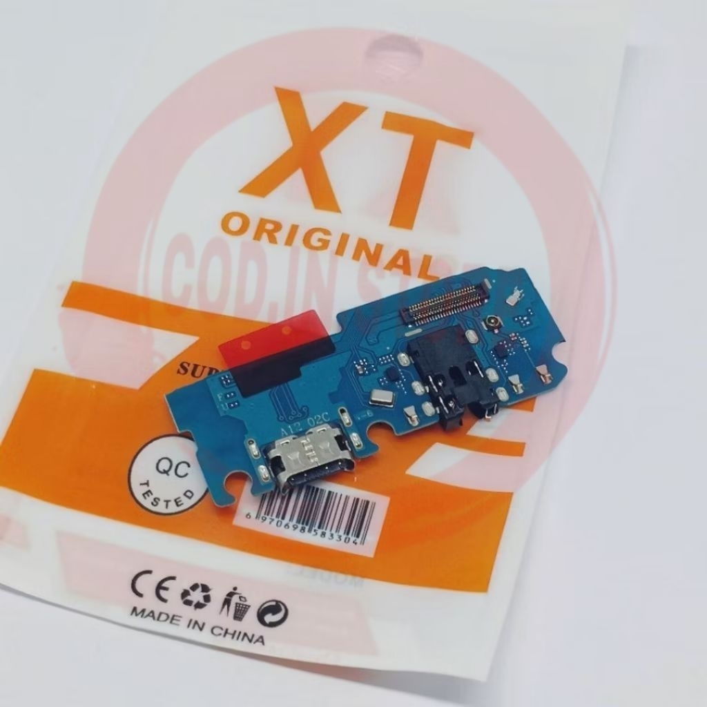 papan Cas Konektor Cas Samsung A12 Ori + ic + Con Mic