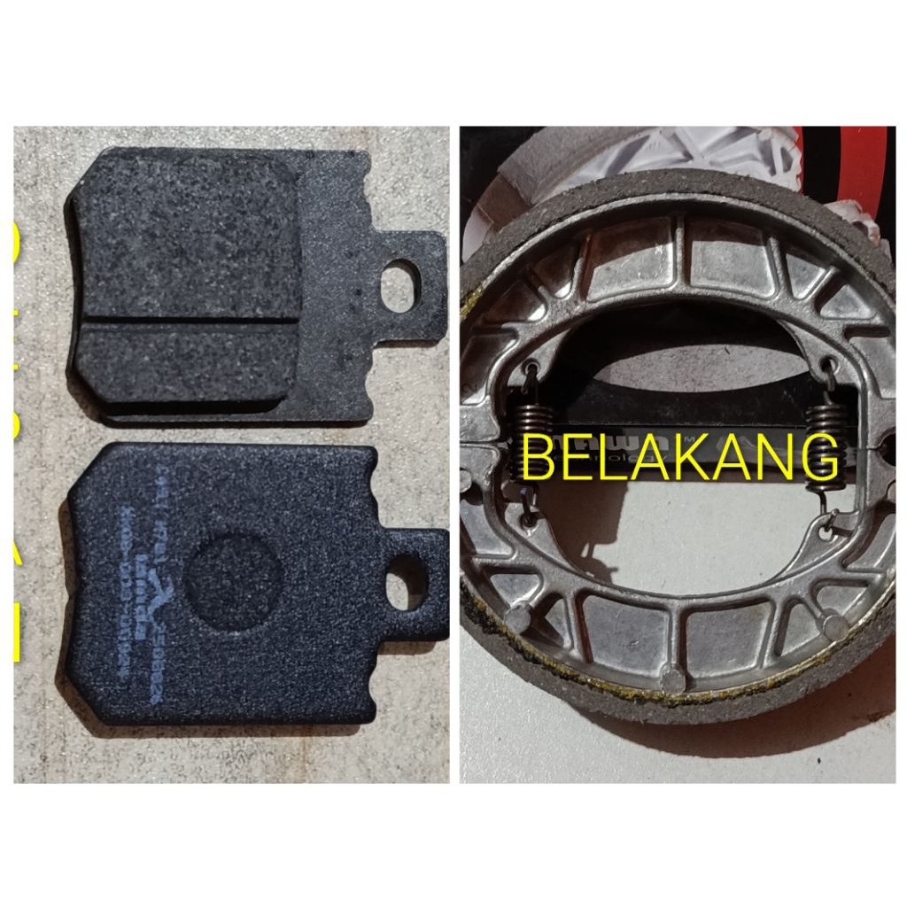 KAMPAS REM UWINFLY M75 MOTOR LISTRIK UWINFLY M75 DEPAN/BELAKANG