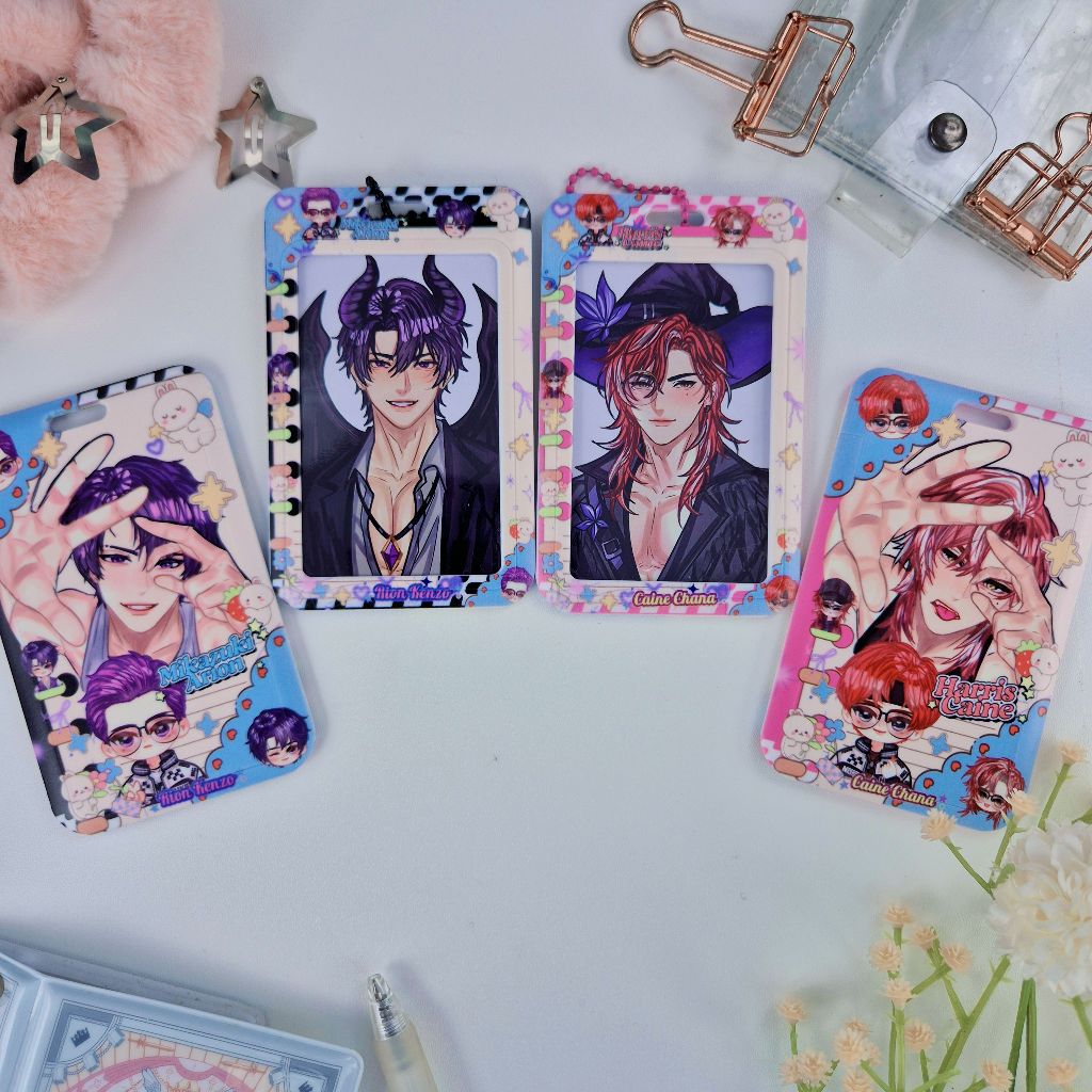Card Holder Photocard Vtuber Indonesia Sol4ce by Onintwin / tempat kartu / arion / harris / souta / 
