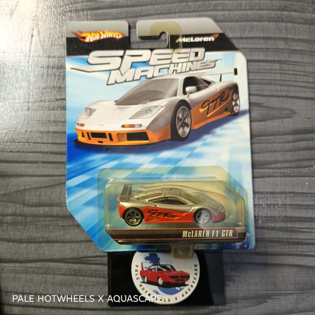 HOTWHEELS SPEED MACHINES McLAREN F1 GTR RARE ITEM 2009