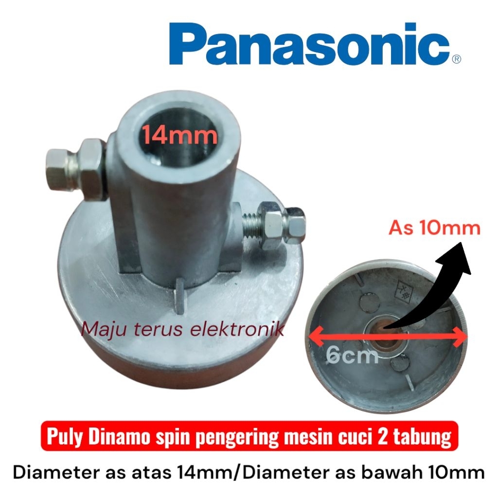 Pully puli Dinamo spin pengering mesin cuci panasonic 2 tabung
