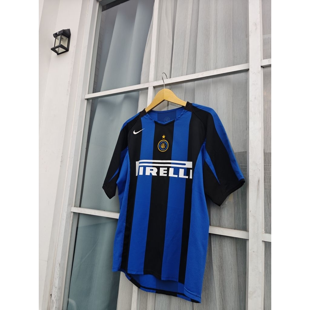 Jersey original inter milan 2004/05 size M nameset adriano