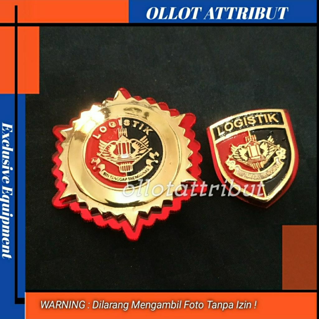 PIN BRIVET LOGISTIK POLRI | PIN BREVET LOGISTIK POLRI