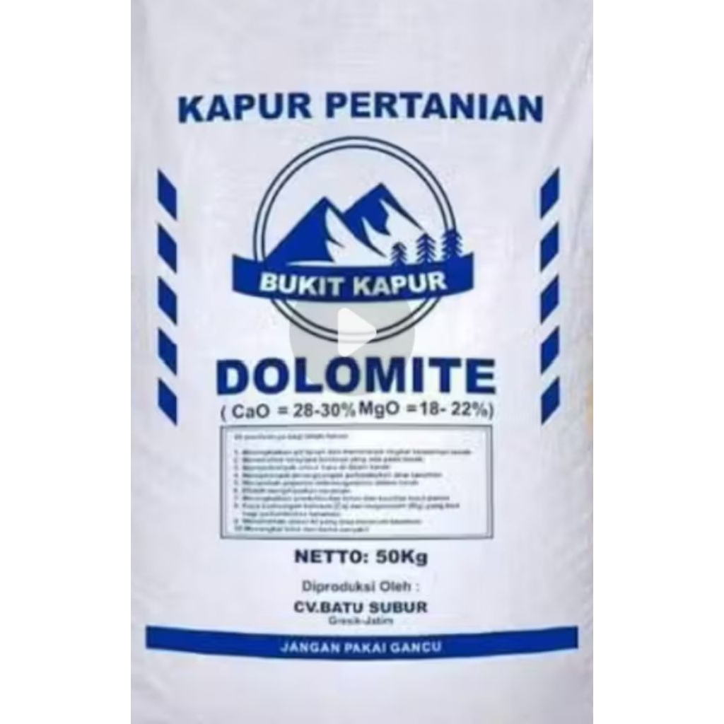 Kapur Dolomite 1kg Kapur Pertanian
