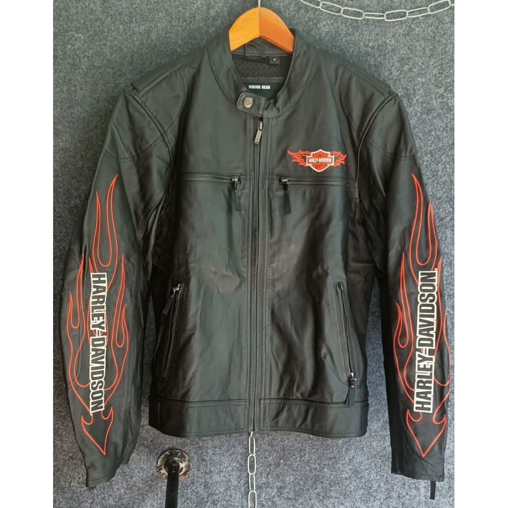 Jacket Kulit Harley Davidson Original