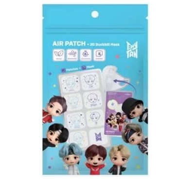 Alfamart TinyTAN Masker Dewasa 3D Duckbill + 8 Air Patch