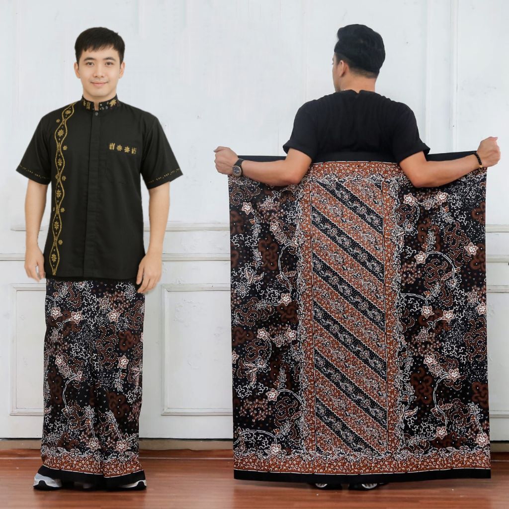 sarko set sarung dan baju koko pria dewasa terbaru kekinian