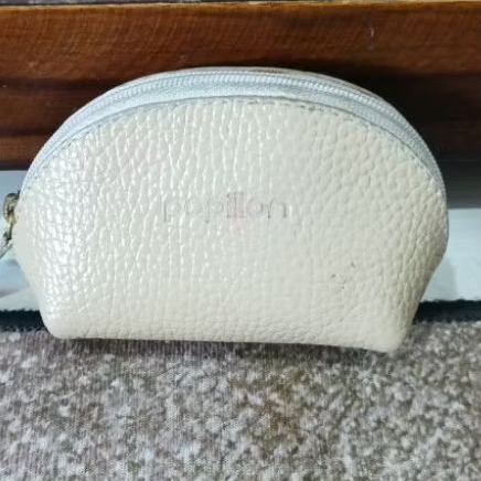 DOMPET COIN TAS PAPILLON SEKEN WARNA KREM