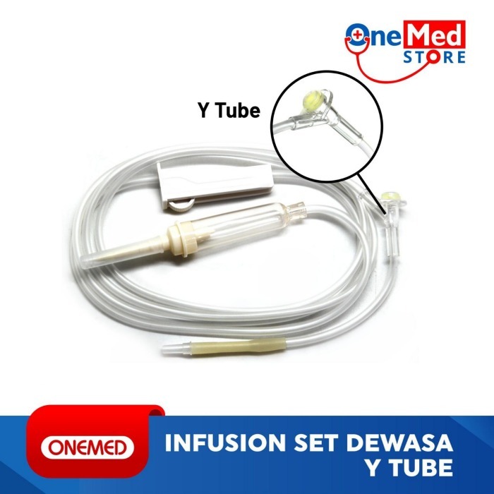 [ With Connector-Y ] Selang Infusion Set With Connector-Y ONEMED TA