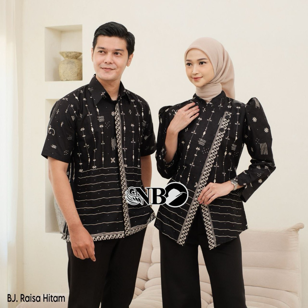 COUPLE ATASAN BLOUSE JANGGAN BATIK RAISA