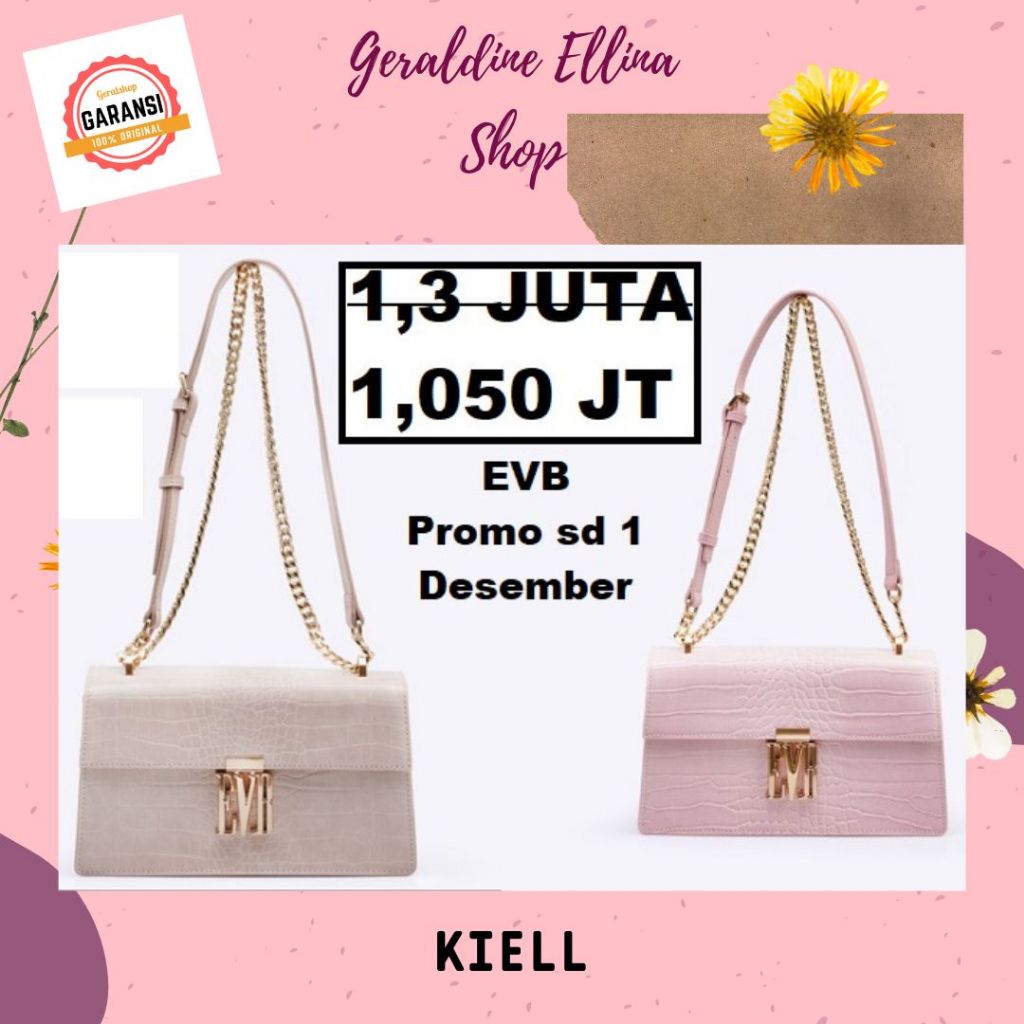 Tas EVB wanita sale shoulder bag seri KIELL