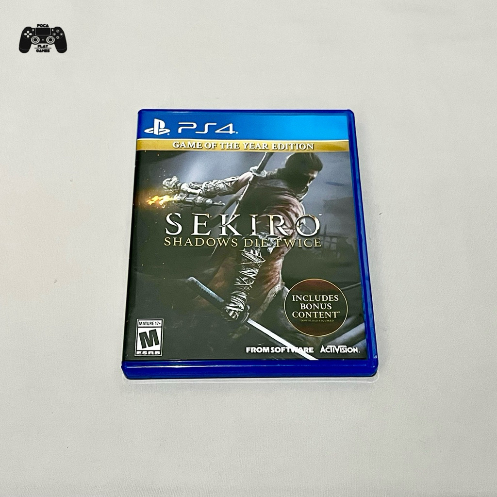Kaset BD PS4 Sekiro Shadows Die Twice - Second / Bekas
