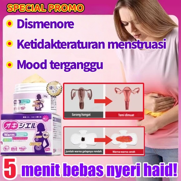 Pereda Nyeri Haid Krim Penenang Hangat Haid Penghangat Perut Haid Gel Cream Penenang Hangat Untuk Ha