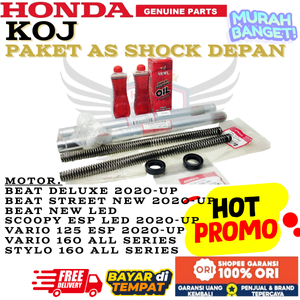 KOJ OTIGINAL PAKET AS SHOCK DEPAN KOMPLIT HONDA GENIO,PAKET AS SHOCK HONDA BEAT NEW LED,PAKET AS SHO