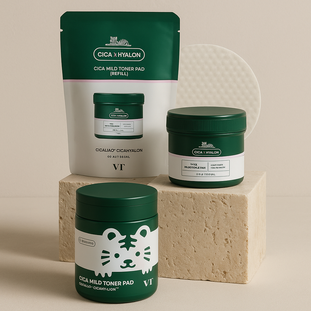 VT Cica Mild Toner Pad Series