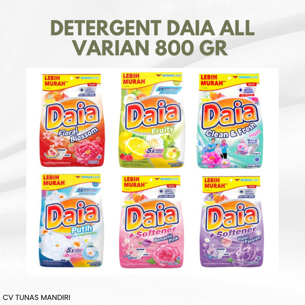 DAIA Detergent 800 GR - All Variant DAIA Detergent