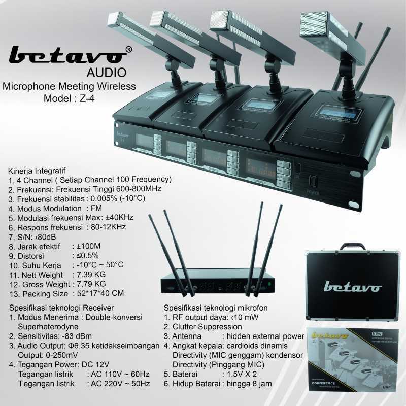 MIC WIRELESS BETAVO Z-4