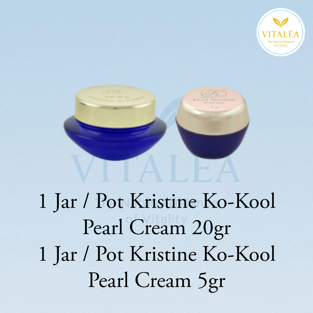 Bedak KK Pearl Cream Nourish Kristine Ko-Kool SPF 15 Original KK Indonesia