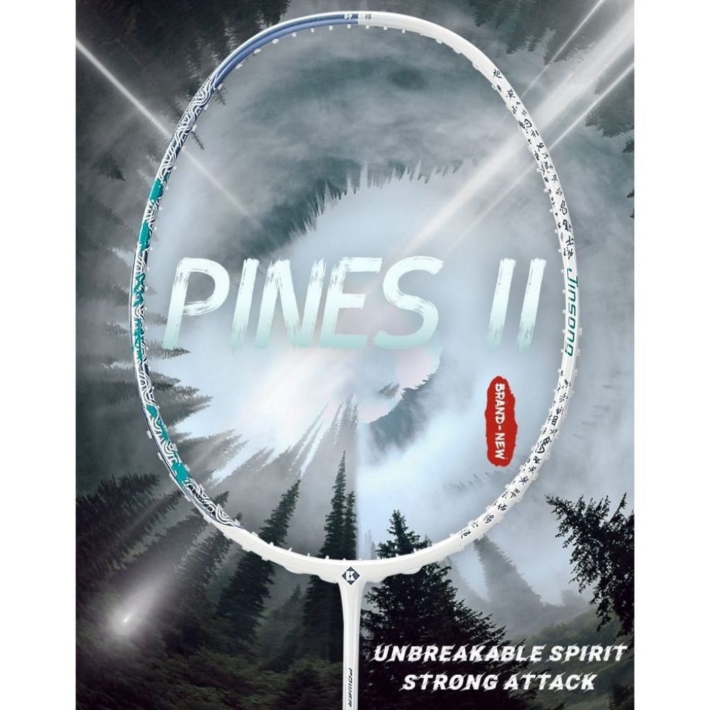 Raket Badminton KUMPOO PINES JINSONG II 4U/G5 ORIGINAL