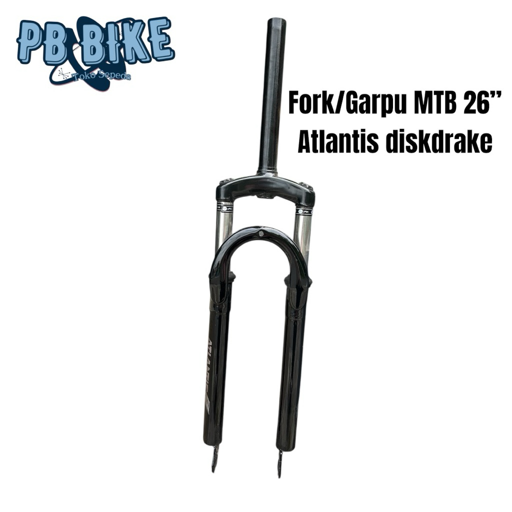 Fork/Garpu Sepeda MTB 26 Inch Forks Depan Empuk Oversize Gunung Bicycle Fork