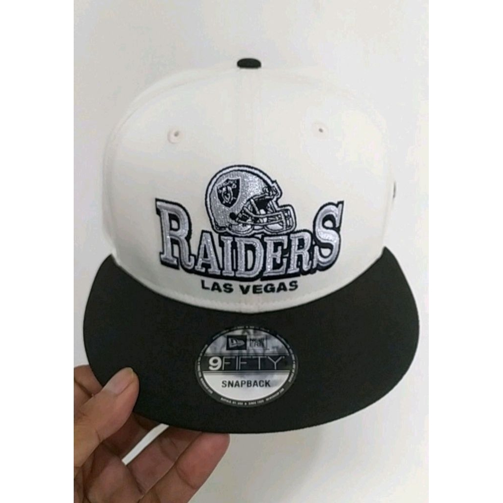 Topi Snapback New Era Two Tone Las Vegas Raiders 100% Original