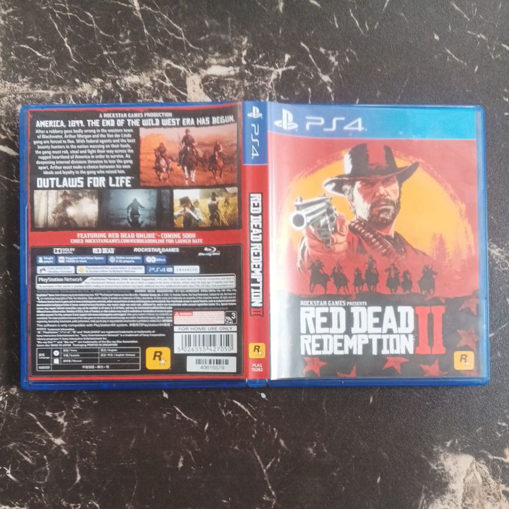 KASET PS4 RED DEAD REMDEMPTION 2 REG 3 bekas Rdr2