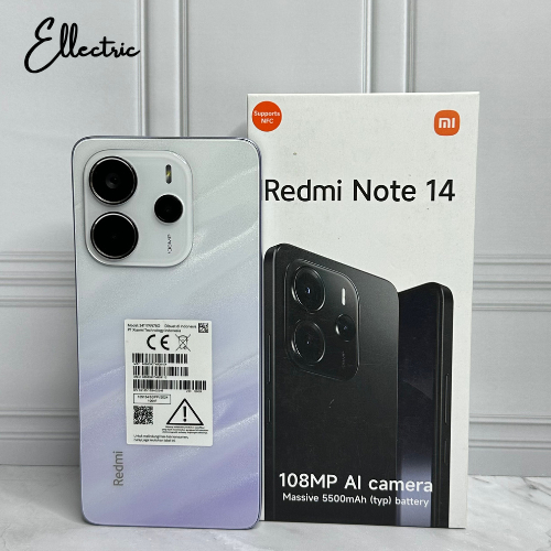 REDMI NOTE 14 4G 8/256GB - Chipset Mediatek Helio G99 Ultra (6 nm) - SECOND FULLSET