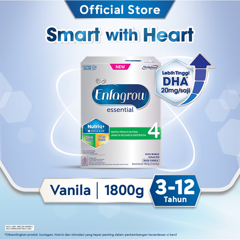 Enfagrow Essential 4 Susu Formula Rasa Vanila 1800gr