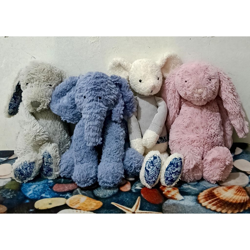 Boneka jELLYCAT Take All 4pcs Original JELLYCAT London