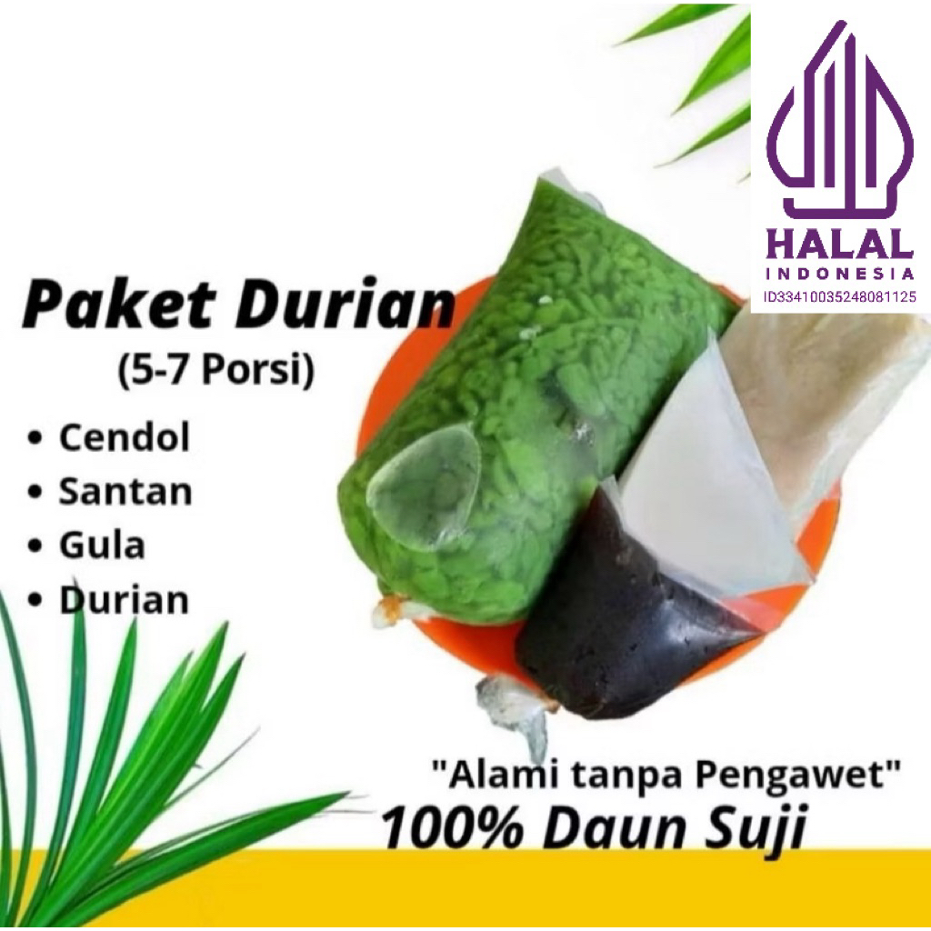 Es Cendol Durian  | cendol daun suji