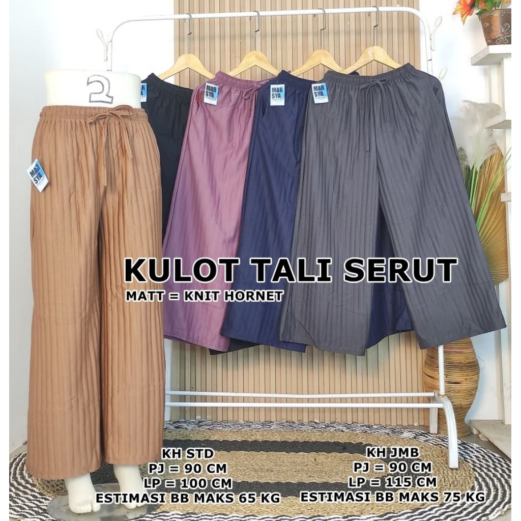 KULOT KNIT TEBAL PREMIUM WANITA JUMBO-KULOT PANJANG KNIT