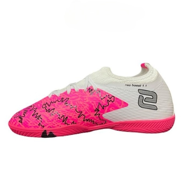 Specs League - Sepatu Futsal Neo Boost In White Pink Boots Original