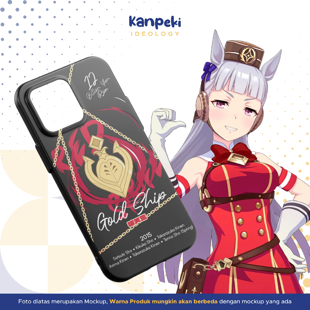 Phone Case Gold Ship Uma Musume All Type Semua Merk & Tipe Handphone Clear Case