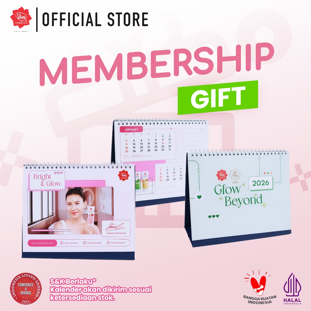 [FREE] Happy New Year - Viva Calendar Meja 2026