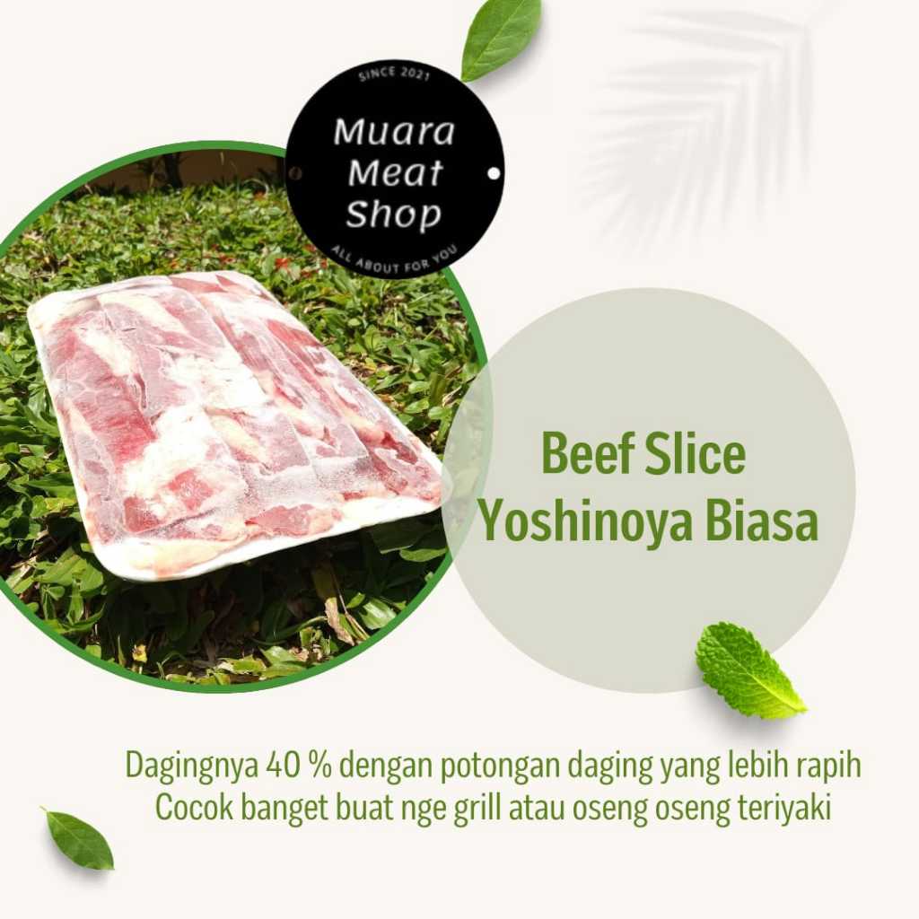 Beef Slice Yoshinoya Biasa 500gr / Beef Slice Bandung